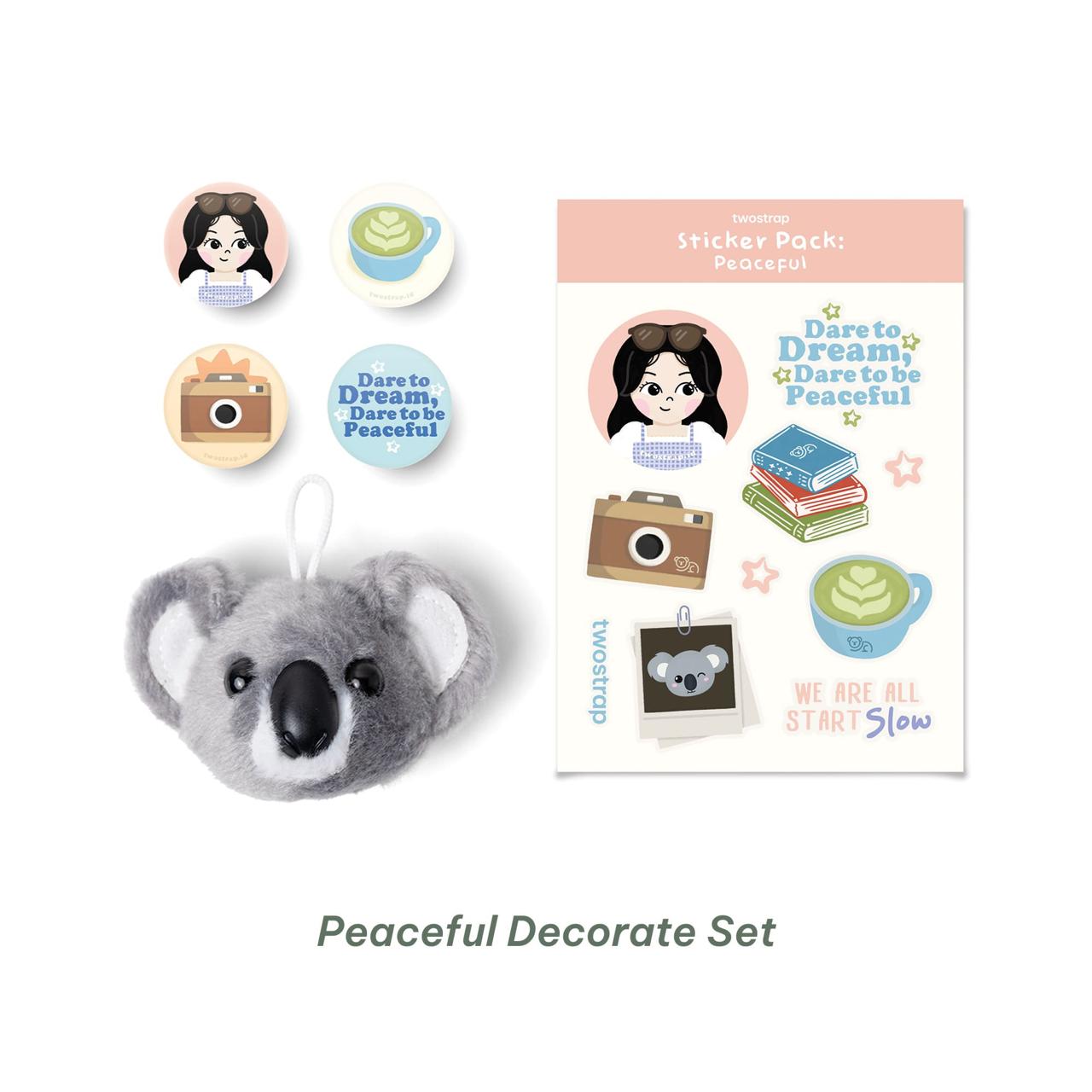 4th Anniv Decorate Set - Peaceful