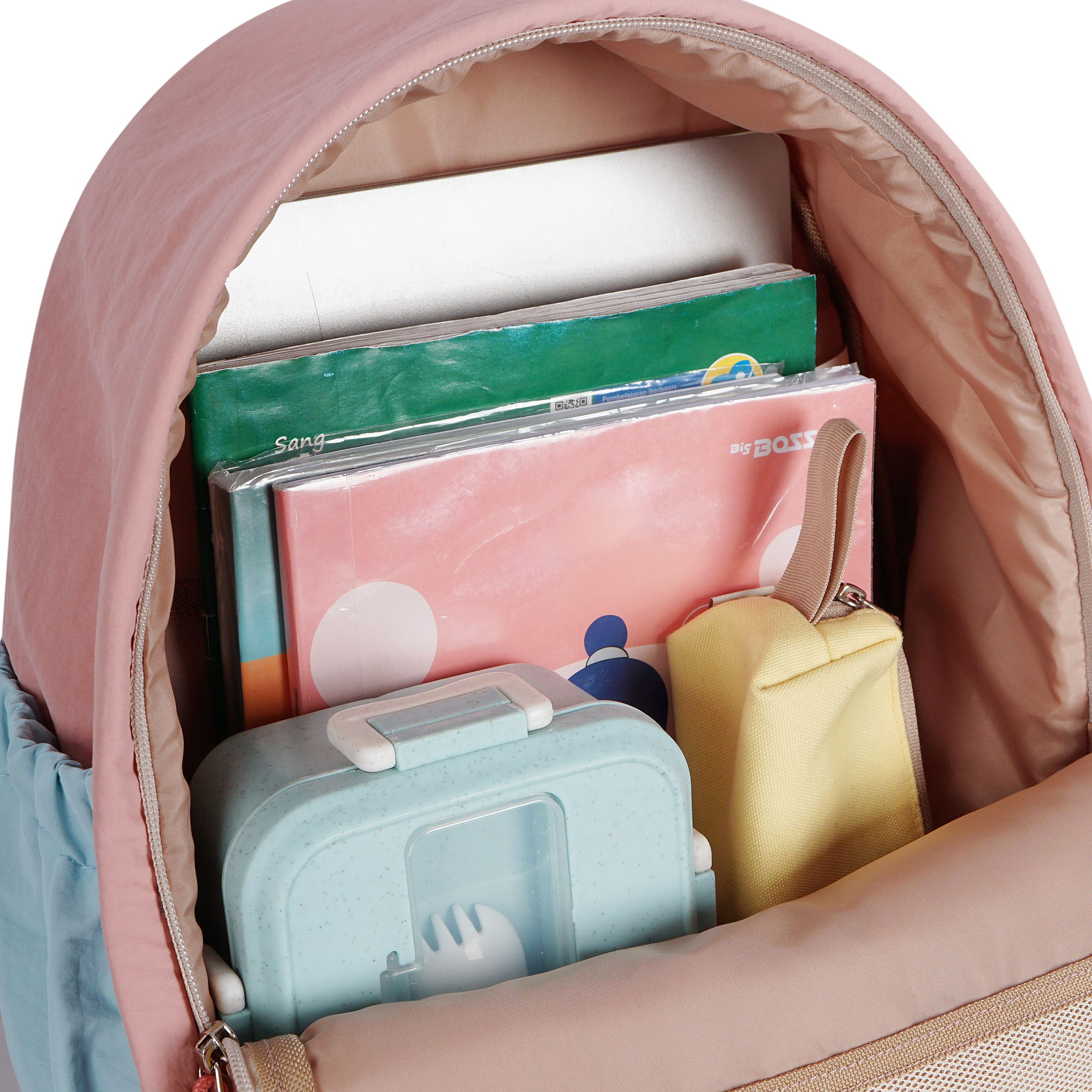 TWOSTRAP - Bloopa Top Handle Backpack - Tas Wanita Colorful fit Laptop 13inch dengan Full Zip Opening Bukaan Lebar Crinkle Water Repellent untuk Sekolah Kuliah - Image 3