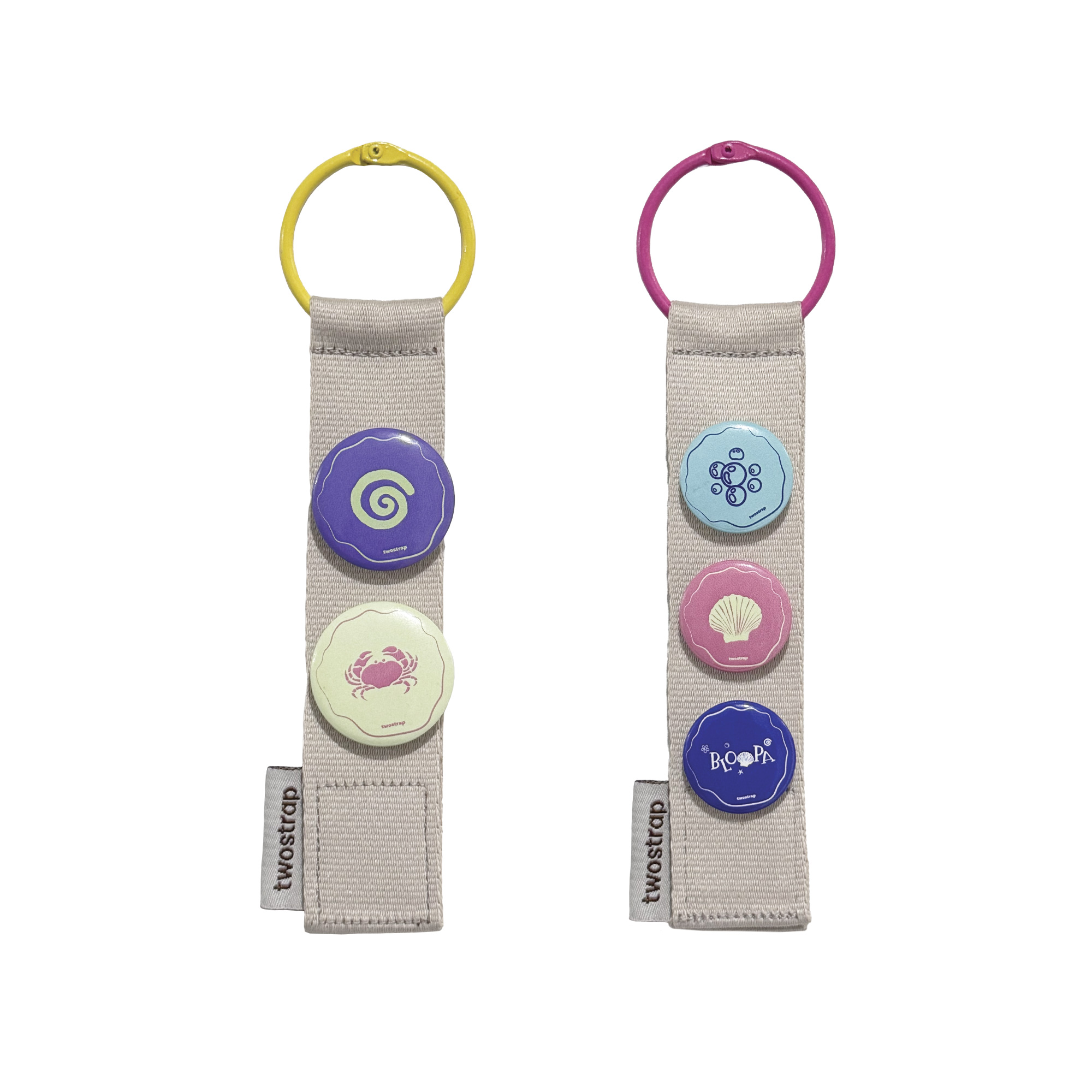 TWOSTRAP - FREE Set Random Pin Buddy Webbing Keychain Accesories - Image 2